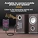 Choseal 3.5mm Audio Cable to 2 RCA Male Aux Cable 6 feet,Gold Plated Speaker Cable Compatible Car MP3 CD Player Mobile Phone PC