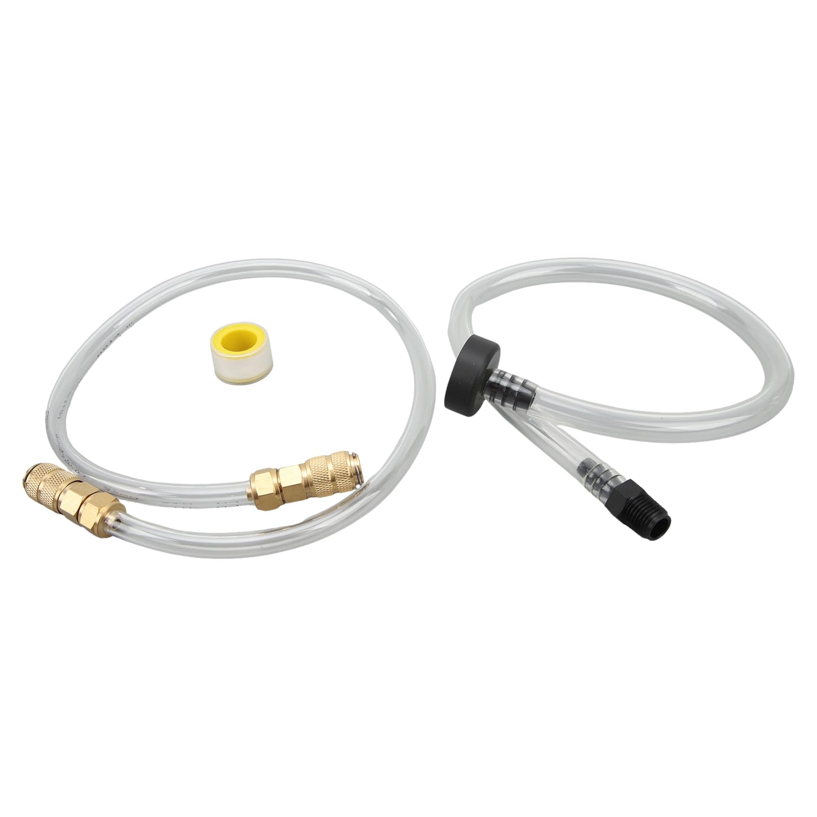 VOBOR Boat Bleed Kit,Hydraulic Steering System Tube Hose Filler Tube Marine Boat Bleed Kit Accessories for Seastar Hydraulic Helm(Plastic)