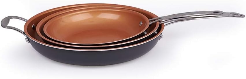 9.5\" & 11\" & 12\" Portable Non-Stick Ceramic Frying Pan Induction