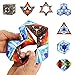 Euclidean Cube Magnetic Cube with 36pcs Magnets Built-in,Brain Teasers STEM Toys Cube Puzzle Toys for Kids and Adults (Pack of 4)