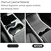 Tesla Model 3 Model Y Center Console Leather Wrap Kit Carbon Fiber Leather Sticker for Tesla Model 3 Model Y Console Protector Accessories