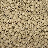 JOLLY STORE Crafts Tan Pony Beads 9x6mm 500pc
