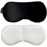Natural Microwave Heated Eye Mask for Stye Eye Treatment -Moist Heat Warm Compress for Eyes -Premium Silk Eye Mask for Dry Eyes, Sinus, MGD-10 min Heat Therapy -Washable Cover & Adjustable Strap