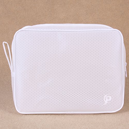Set of 2 Toiletry Bag Organizer for Men and Women - Classy Durable EVA Zipper Pouches for Makeup Cosmetic Travel Home Work Sports Fishing Indoor Outdoor Storage Use, Easy to Clean