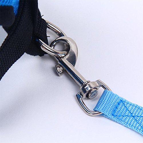Simayixx Vest Mesh Harness and Leash for small dogs&cats, Adjustable and comfortable (S, Blue) - Thumbnail 3
