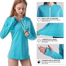 HISKYWIN Women's Long Sleeve UV Sun Protection Rash