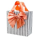 Hallmark Signature Medium Gift Bag (Huge Bow on Stripes)