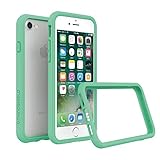 RhinoShield Bumper Case FOR IPHONE 8 / IPHONE 7 [NOT PLUS] | [CrashGuard] | Shock Absorbent Slim Design Protective Cover [3.5 M / 11ft Drop Protection] - Mint Green
