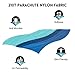 Outdoor Camping Hammock - Portable Anti-fade Nylon Single & Double Hammock with 2 Piece 14 or 16 Loop Straps by FARLAND - Parachute Lightweight Hammock