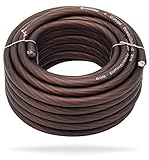 InstallGear 4 Gauge Black 25ft Power/Ground Wire True Spec and Soft Touch Cable