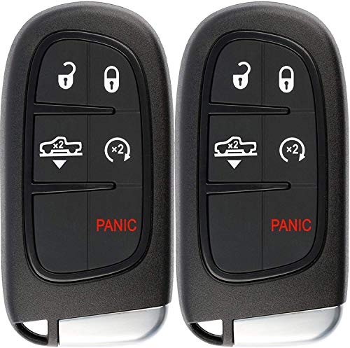 image for KeylessOption Keyless Entry Remote Start Smart Car Key Fob Alarm for A