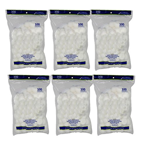Linda Multipurpose 100% Pure Cotton Balls, 600 pcs