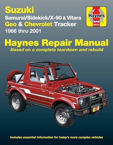Suzuki Samurai, Sidekick, and Tracker, 1986-98 (Chilton Total Car