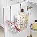 InterDesign Axis Over the Cabinet Kitchen Storage Organizer Basket for Aluminum Foil, Sandwich Bags, Cleaning Supplies - Small, Chrome