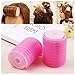 LOVEF Women Bangs Hair Styling Tools Salon Curlers Hot Cling Rollers Curlers Hair Rollers Double 2Pcs