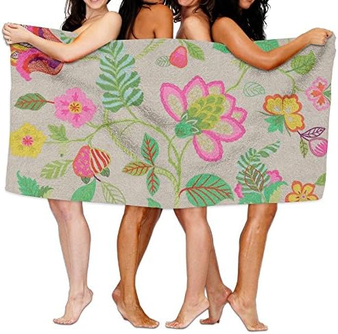 xcvgcxcvasda Bath Towel Soft Big Beach Towel Soft Colorful Umbrella 31"x 51" Unique Pattern Design
