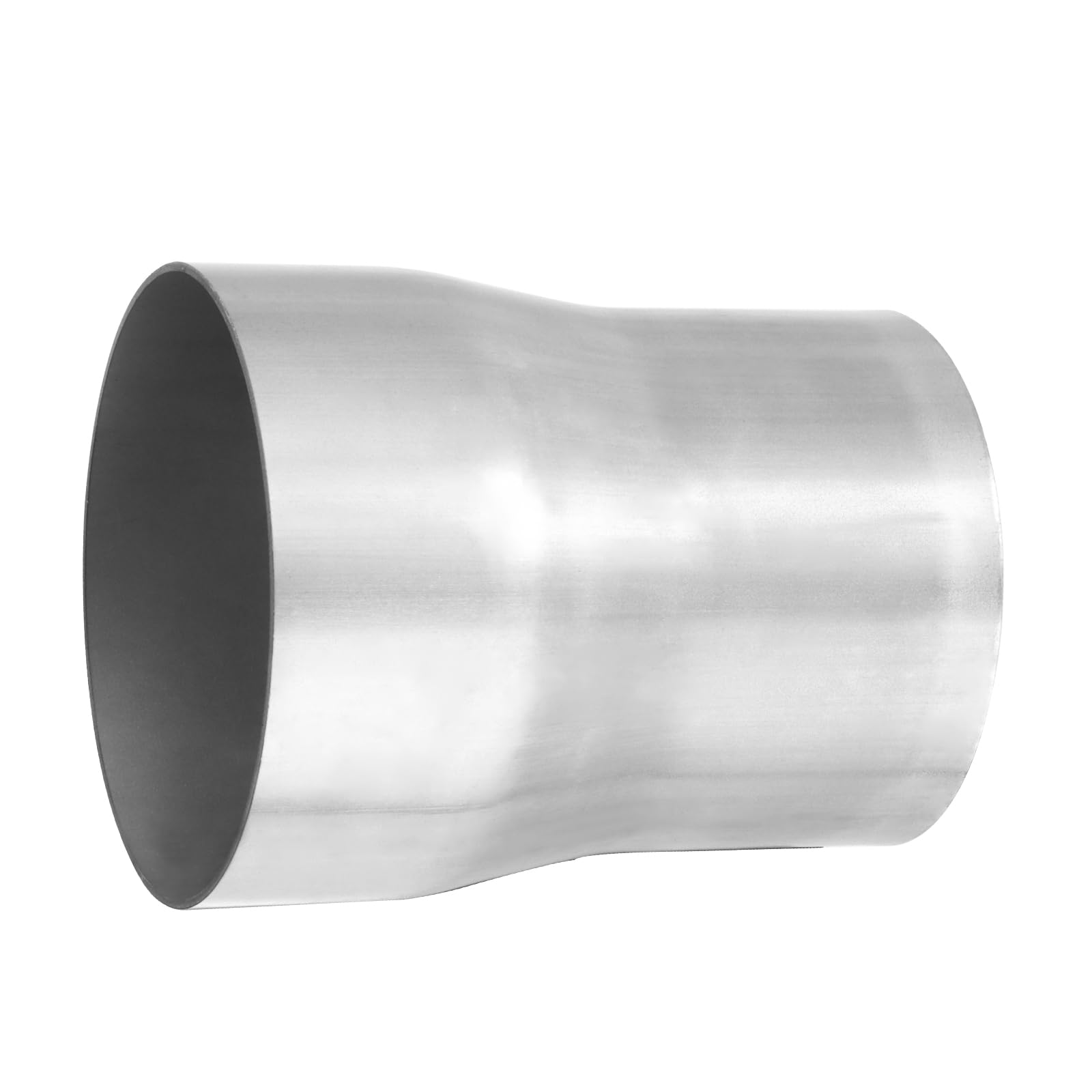 View 1 of 2.5”ID to 3.0”OD Exhaust Adapter, Stainless Steel Exhaust Pipe Connector Reducer, Universal 2.5 Inch to 3 Inch Kit