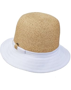 PAPER BRAID CANVAS CLOCHE BUCKET SUN HAT UPF50+ LP245