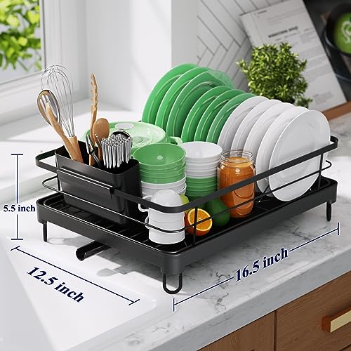 Amazon Best Sellers Stainless Steel Dish Drying Rack Large