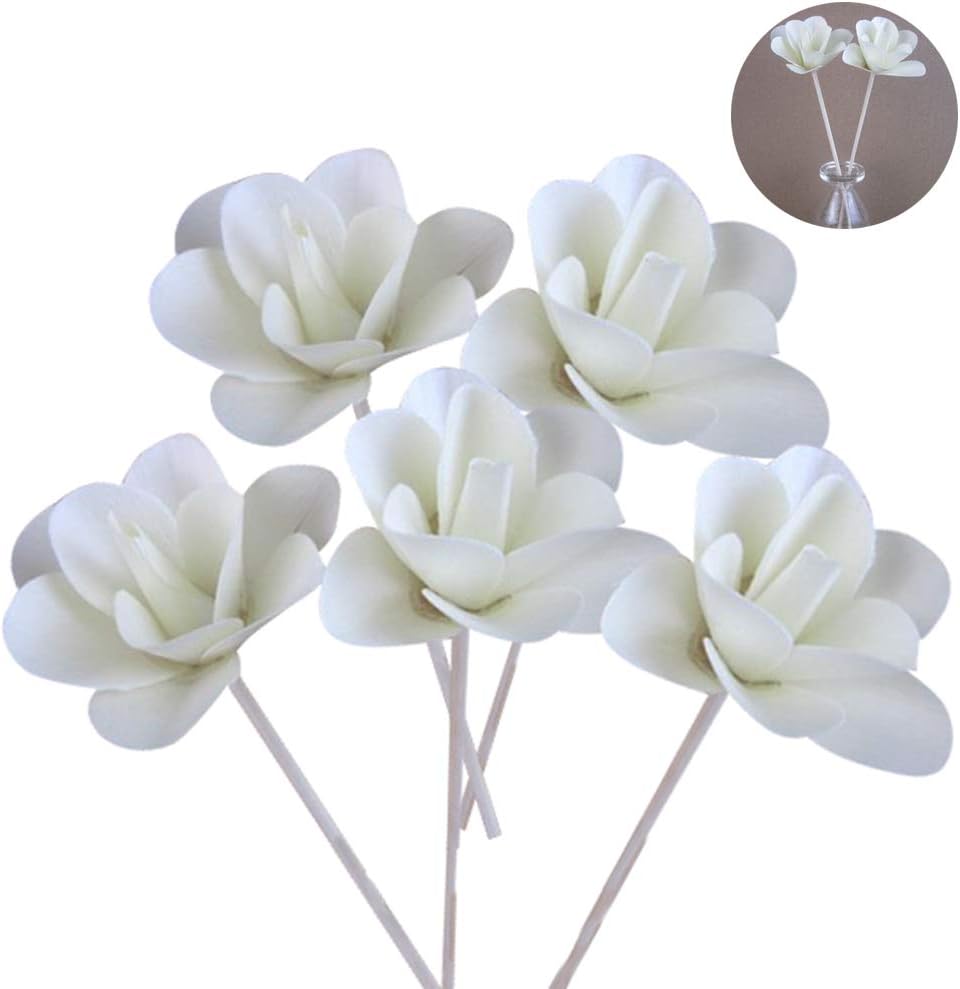hongma Wood Flower for Fragrance Reed Diffuser Aromatherapy Sticks DIY Home Decoration 5pcs