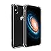 iPhone X case, iXCC Crystal Clear Hard Cover Case (Shock Absorption) with Soft TPU Bumper for iPhone X (2017 Sept Release) - Clear