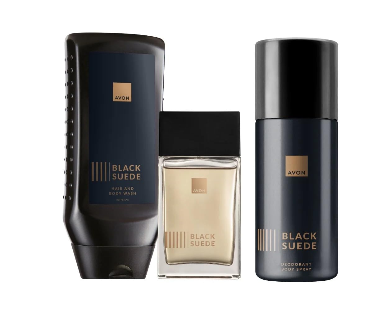 Black Suede Gift Set by Avon