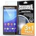Ringke Xperia Z3 Screen Protector - Invisible Defender Case Friendly 4 Pack Perfect Touch Precision High Definition (HD) Clear Film with for Xperia Z3 Plus (Not for Z3 / Z3 Compact)