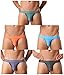 YuKaiChen Men's Bikini Underwear Sexy Low Rise Briefs Seamless Panties for Men 5 Pack Medium