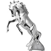 GG Grand General 48120 Chrome Fighting Stallion Hood Ornament