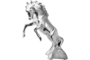 Grand General 48120 Chrome Fighting Stallion Hood Ornament