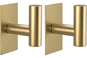 Wall Towel Hooks, Heavy Duty Sticky Holder Waterproof Towel Hooks for Hanging Coat, Clothes, Closet Hook Wall Mount for Kitch