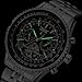 Gute Classic Pro Automatic Mechanical Wrist Watch for Men Black Luminous Day/Date/Month