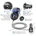 Bluetooth FM Transmitter, ELEGIANT FM Transmitter Radio Adapter Hands-Free Car Kit with 1.4 Inch Display,Supports TF Card Slot & Dual USB Charging Ports,Safe Driving with One Key Control - Black
