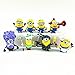 Despicable Me Minions Set of 8 Action Figures included Minion Ninja Fireman Baker Golfer Stuart Dave by Forti