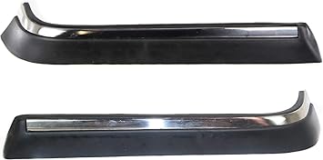 Bumper Trim For 90-93 Volvo 240 86-89 244 Sedans w// chrome strip Rear Right Side