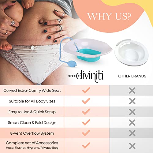 Sitz Bath for Hemorrhoid Treatment Sitz Bath for Postpartum Care Yoni