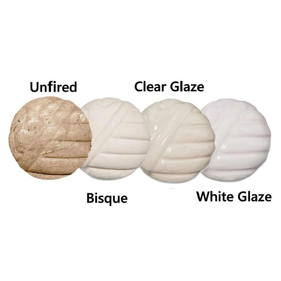 Old Potters Mid High Fire White Stoneware Clay for Pottery | Cone 5-10 | Ideal for Wheel Throwing, Hand Building, Sculpting | Great for All Skill Levels | Greenware Clay, 10 lbs.