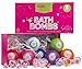 Kids 8XL Bath Bombs Gift Set with Surprise Ring Toys - Schone Body Bath Fizzies, Safe for Kids, Surprise Toys, Great Ingredients that Don't Stain the Tub