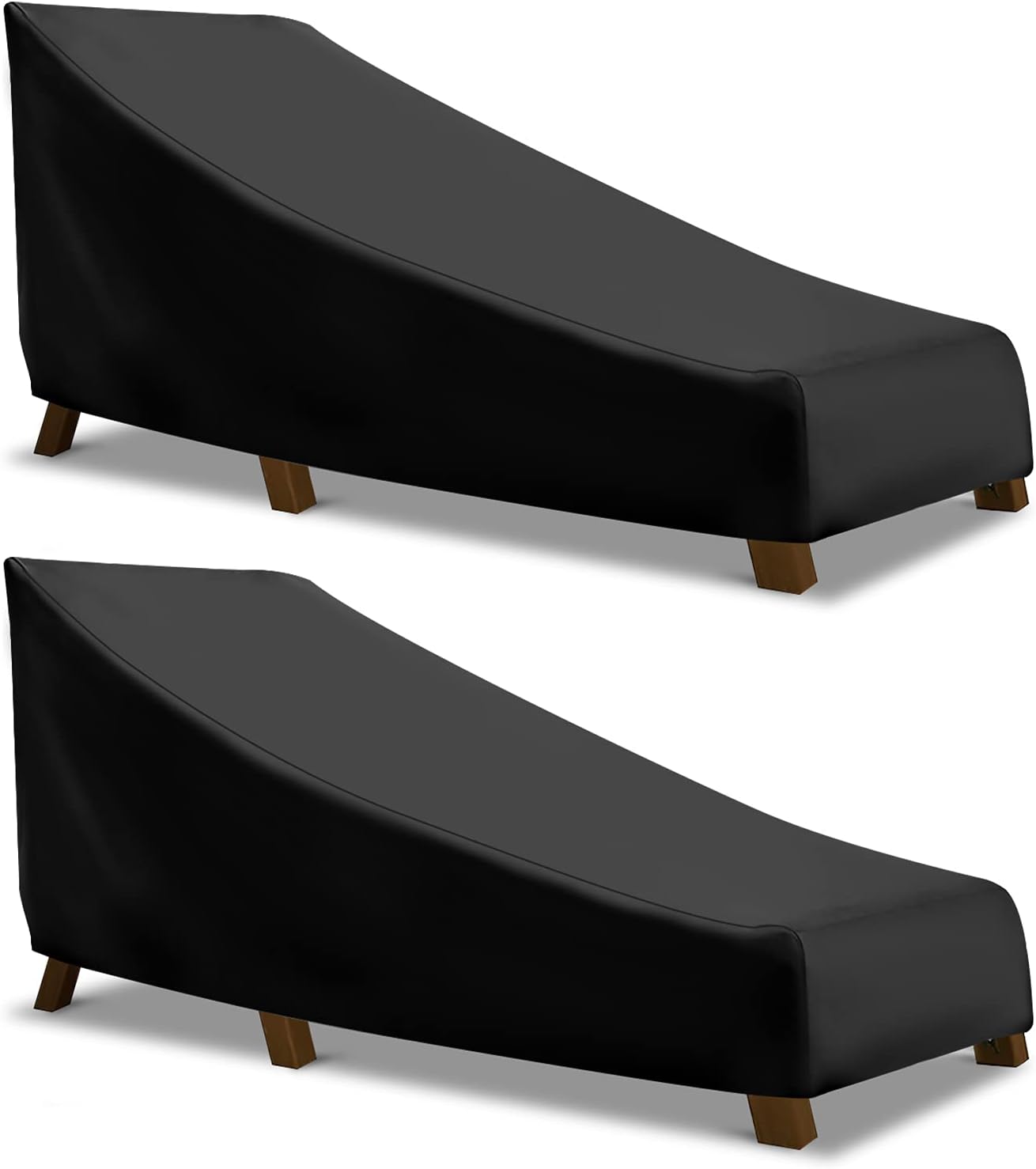 Patio Lounge Chair Cover, NASUM Waterproof Outdoor Lounge Chair Covers, 420D Upgraded Patio Furniture Cover, Durable Fading Resistant,Tear-Resistant, UV Resistant, 2 Pack(86Lx34Wx30H Inches): Home & Kitchen