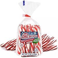 Brachs Bob’s Sweet Stripes Candy Canes - Soft Mint Candy Peppermint Stir Sticks – Delicious and Fun Holiday Classic Christmas