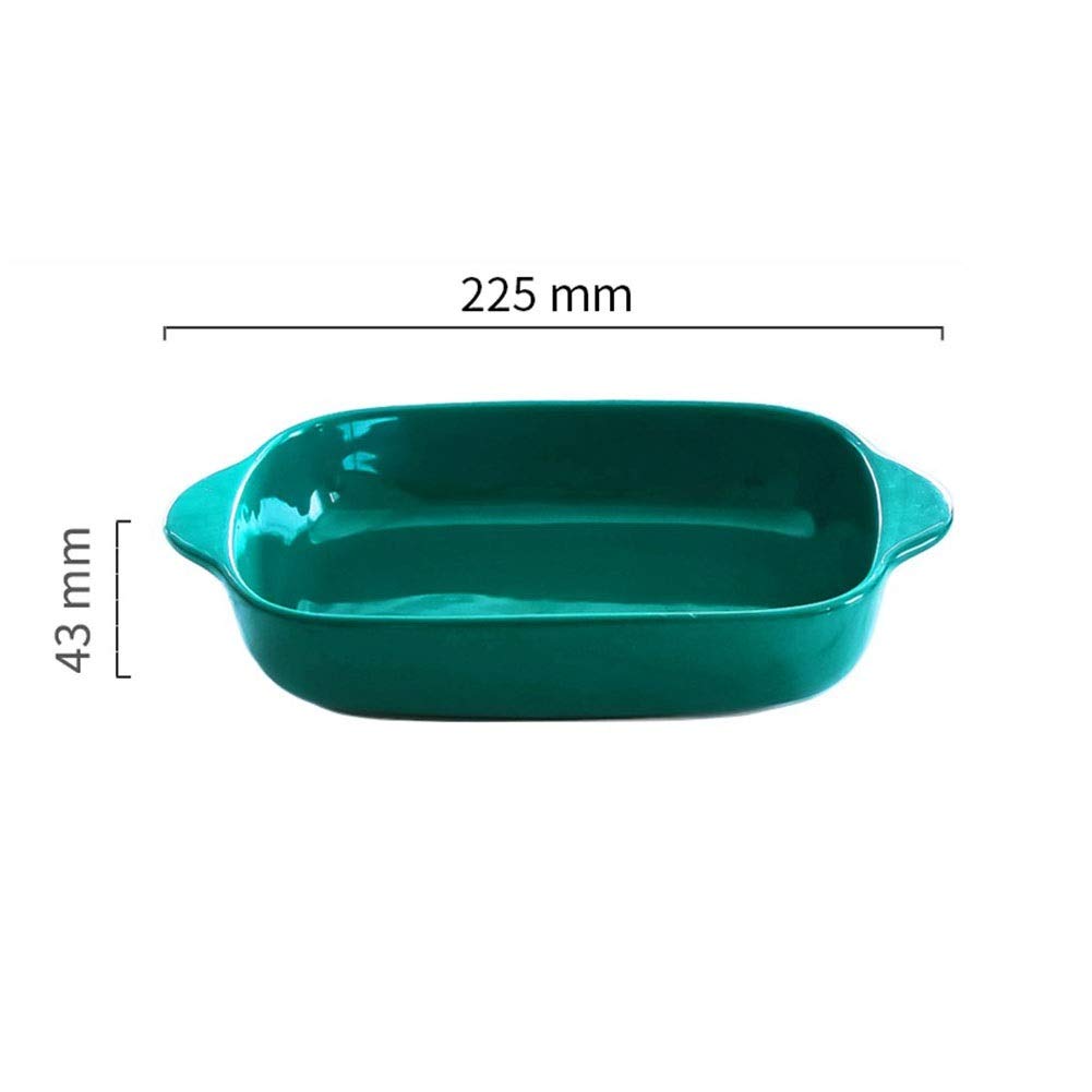 Wuzhengzhijie Plato Rectangular De Arroz De Cerámica Plato ...