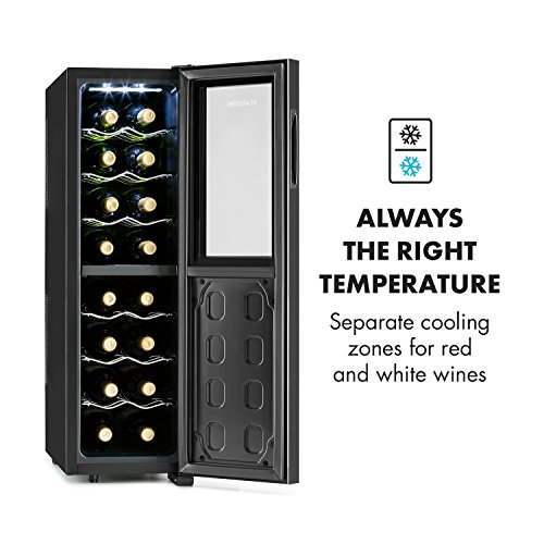 KLARSTEIN Bellevin Wine Cooler • Refrigerator • 1.6 Cubic Feet • 2