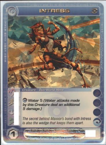 TC Digital Games INTRESS Chaotic Premium Edition Season 1 Super Rare Gold Foil Card & Unused Code (Random Stats)