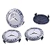 Gaocar Auto Parts 4Pack Mercedes Benz Wheel Center Hub Caps Emblem,75mm Rim Dark Blue hubcaps for Benz C ML CLS S GL SL E CLK CL GL Center Cap Badge (Dark Blue)