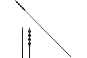 DECKRKAT 54" Flexible Installer Drill Bit - 1/2" Auger with Fish Eye Hole & Anti-Slip 3-Flat Shank for Wire Pulling Through Walls, Ceilings, Sidewalks.