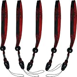 Hand Strap [5-Pack] Lanyard with Quick-Release for Camera & Cell Phone - Straps Around Your Wrist - by Premium Accessories Brand Nordic Flash™ - (Black) - 1 Year Warranty