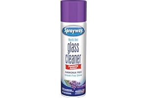 Sprayway, Glass Cleaner, Ammonia Free Lavender Scent 19 Ounce