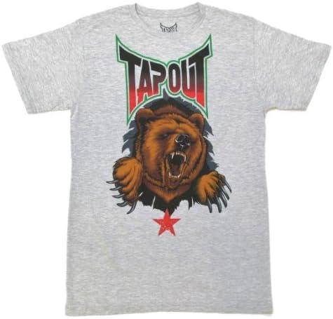 One Punch TapouT Republic Grey T-Shirt Large