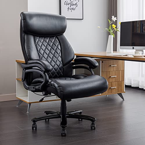 BOWTHY Big and Tall Office Chair 400lbs Heavy Duty Ergonomic Computer