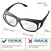 2Pair IMAX Passive Extra Large Lens 3D Glasses Eyewear for Cinema Movie